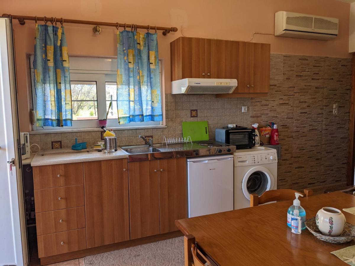 Modern 1-Bedroom With Bbq & Roof Garden Near Beach Stalós Dış mekan fotoğraf