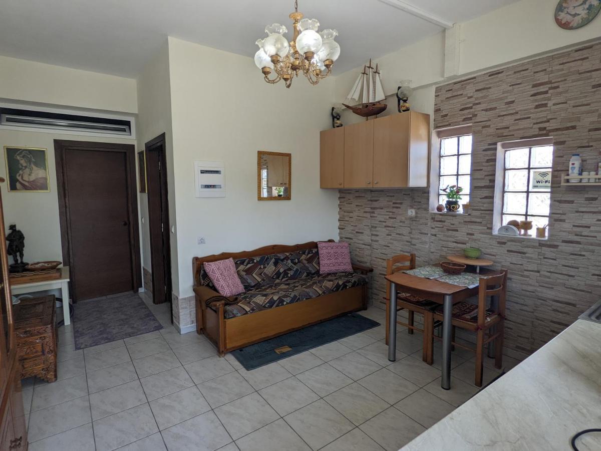 Modern 1-Bedroom With Bbq & Roof Garden Near Beach Stalós Dış mekan fotoğraf